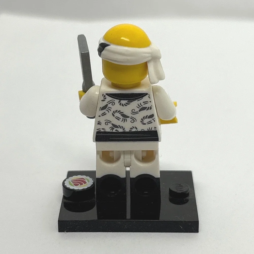 LEGO Ninjago Movie Sushi Chef Minifigure 71019 collnm19 Cleaver Japanese Cook